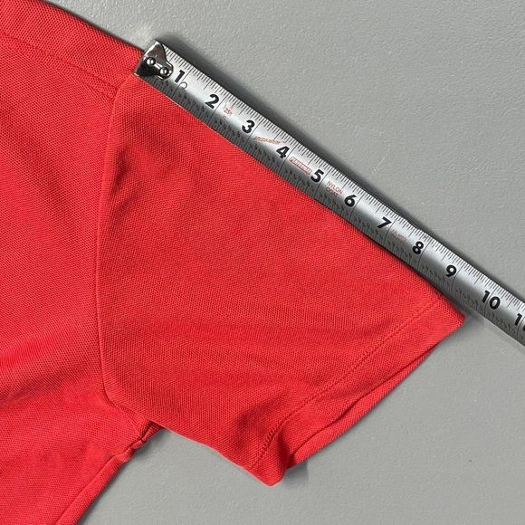 Tommy Bahama Reddish Orange Men's Size M Short Sleeve Polo Shirt - Picture 8 of 12